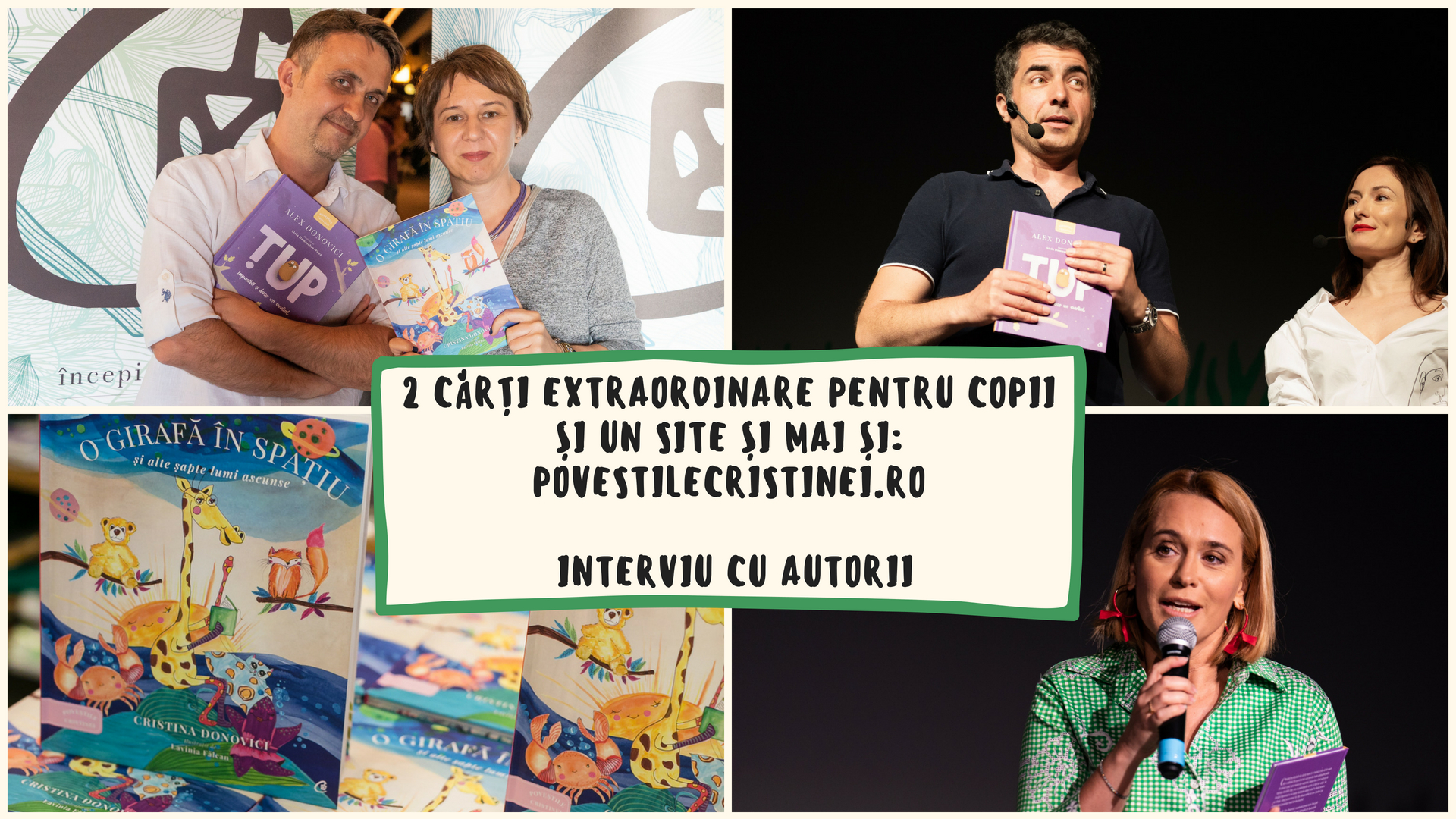 2 cărți extraordinare pentru copii și un site și mai și: PovestileCristinei.ro/ Interviu cu autorii